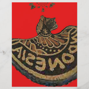 Cute Retro Vintage vector Indonesia Hakuna Matata