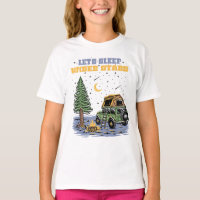 Cute Retro Wanderlust Let'S Sleep Under Stars