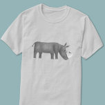 Cute Rhinoceros Animal Lover<br><div class="desc">A fun rhinoceros illustration for animal and wildlife lovers.</div>