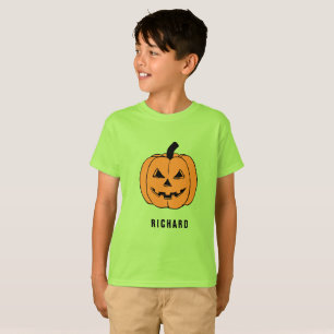 Cute RICHARD Pumpkin Orange Halloween Name T-Shirt