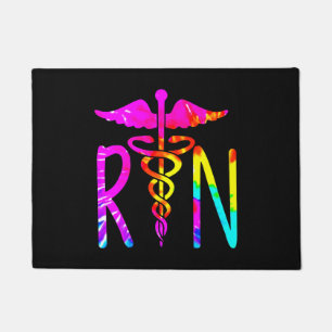 Cute RN Registered Nurse Tshirt Doormat