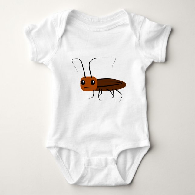 Cute Roach Baby Bodysuit (Front)