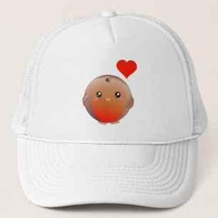 Cute Robin Bird Trucker Hat