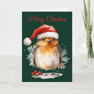 Cute Robin Holiday Card