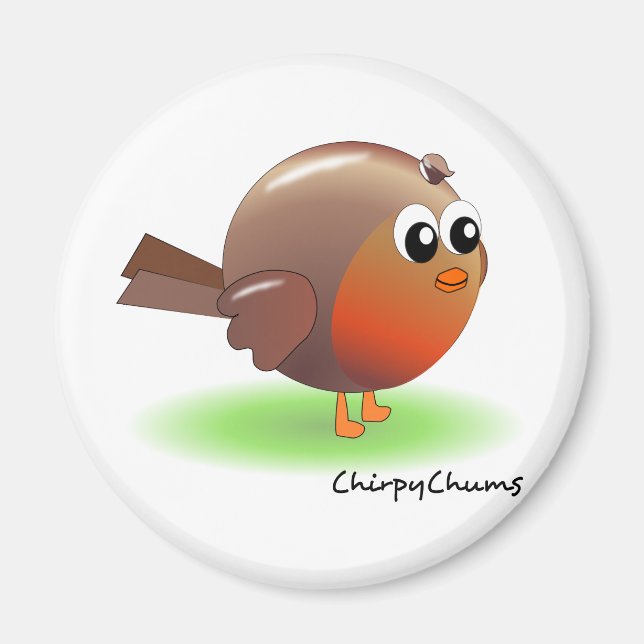 Cute Robin Magnet (Front)