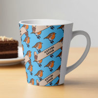 Cute Robin Nature Lover Retro Pixel Art Pattern