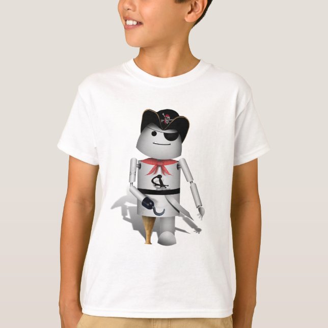 Cute Robo-x9 Pirate T-Shirt (Front)