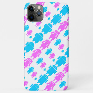 Cute robot familly pattern Case-Mate iPhone case