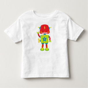 Cute Robot, Funny Robot, Colourful Robot, Robotics Toddler T-Shirt