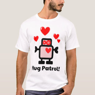 Cute Robot on Hug Patrol! T-Shirt