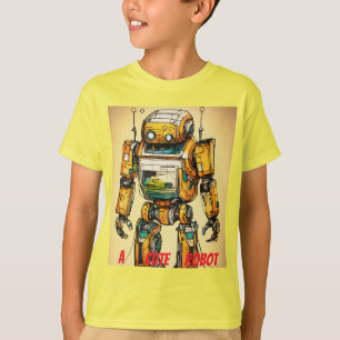 "Cute Robot - Playful TechT designed T-Shirt