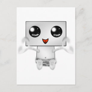 Cute Robot Postcard