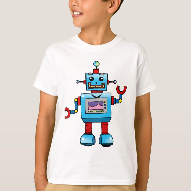 Cute robot T-Shirt (Front)