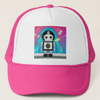 Cute Robot Trucker Hat