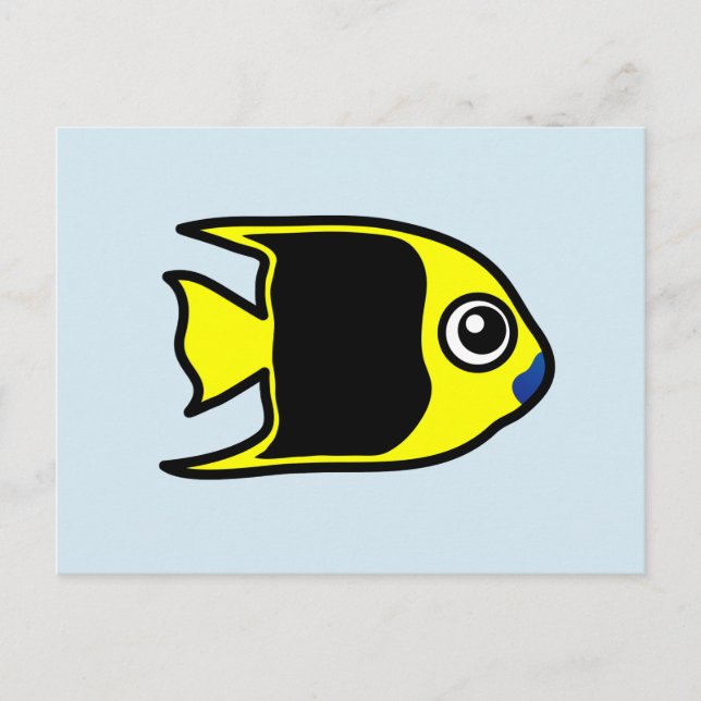 Cute Rock Beauty Postcard (Front)