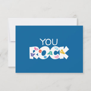 Cute Rock Climbing Birthday Thank You Card