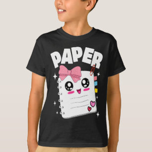 Cute Rock Paper Scissors Halloween Costumes Kids M T-Shirt