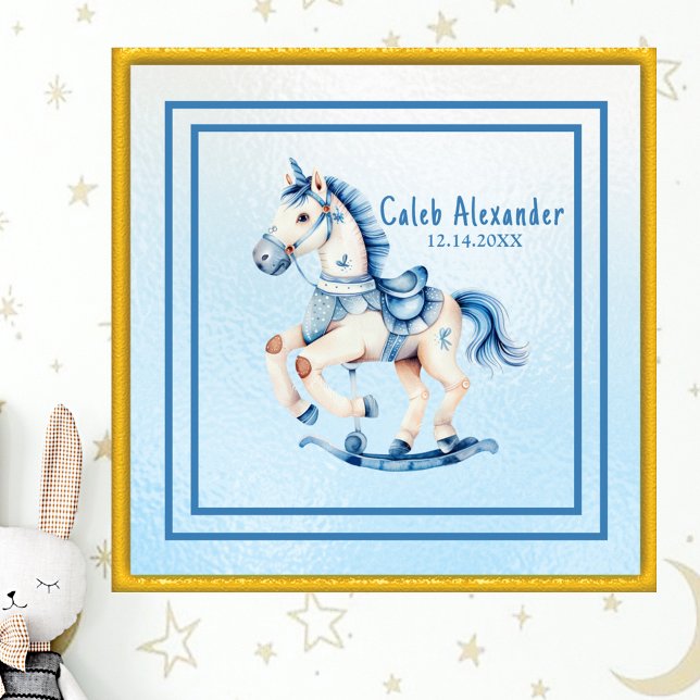 Cute Rocking Horse Nursery Wall Art (Creator Uploaded)