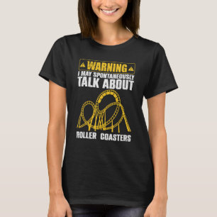 Cute Roller Coaster For Men Women Ride Rollercoast T-Shirt