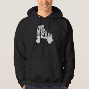 Cute Roller Skating Art Men Women Skate Roller Der Hoodie