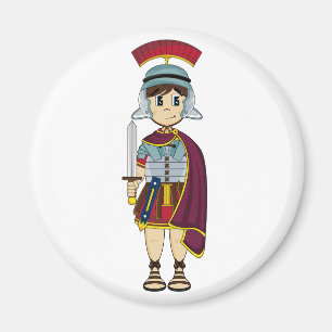 Cute Roman Soldier Magnet