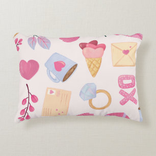 Cute romantic Accent Pillow
