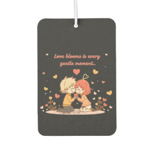 Cute Romantic Anime Couple - Love Moment Car Air Freshener