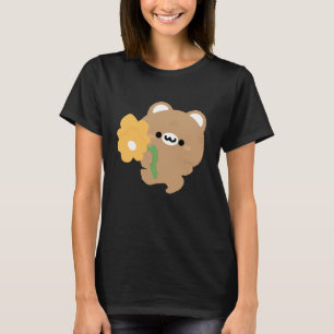 Cute Romantic Brown Bear T-Shirt