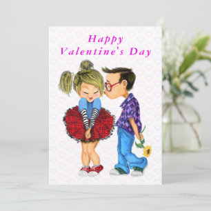 Cute Romantic Couple Valentine's Day Card Funny