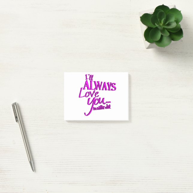 Cute Romantic Post It Notes (Office)