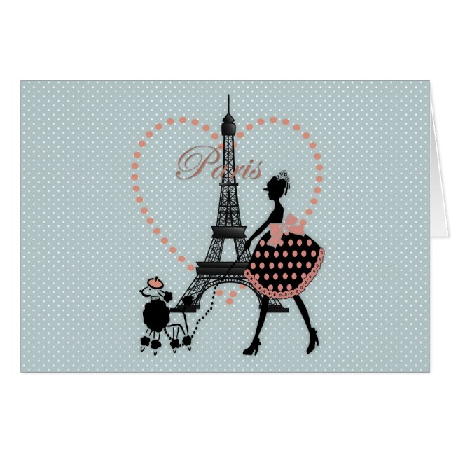 Cute romantic vintage girl silhouette walking (Front Horizontal)