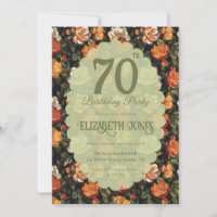 Cute Rose Flower Boho Birthday