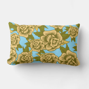 Cute Roses Lumbar Cushion