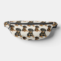 Cute Rottweiler Puppy Dog Pattern