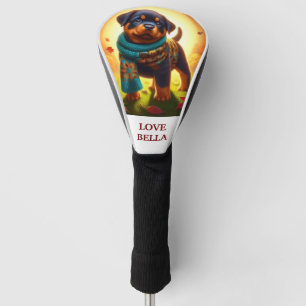Cute Rottweiler Puppy Golf Club Headcover   Dog Lo