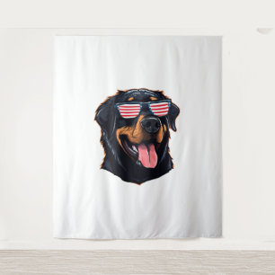 Cute Rottweiler Puppy Tapestry