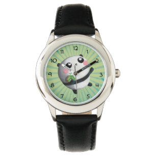 Cute Round Panda Watch