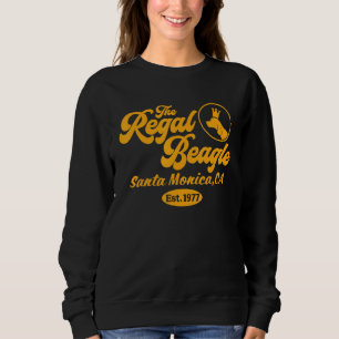 Cute  Royal Beagle Dog Crown Classic Retro Vintage Sweatshirt