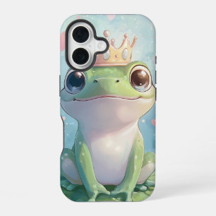 Cute Royal Frog Anime Phone Case