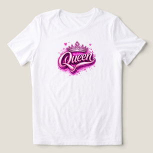 Cute Royal Princess Typography Girly Aesthetic Des Tri-Blend Shirt