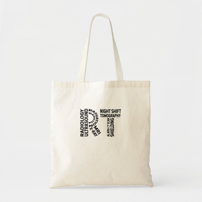 Cute RT Acronym Tote Bag (Front)