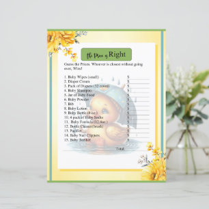 Cute Rubber Duck Baby Shower Price is Right Game