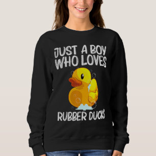 Cute Rubber Duck For Boys Kids Men Rubber Duckie Sweatshirt