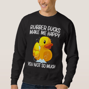 Cute Rubber Duck For Men Women Kids Rubber Duckie Sweatshirt