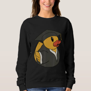 Cute Rubber Duck Graduate Rubber Ducky Rubber Duck Sweatshirt