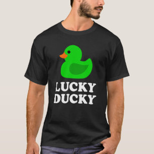 Cute Rubber Duck Lucky Ducky Quack Cool Animal Gra T-Shirt