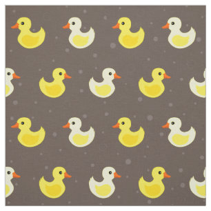 Cute rubber duck pattern fabric