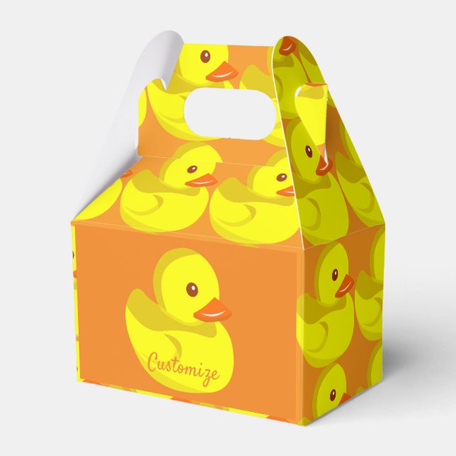 Cute Rubber Duck Thunder_Cove Favour Box (Front Side)