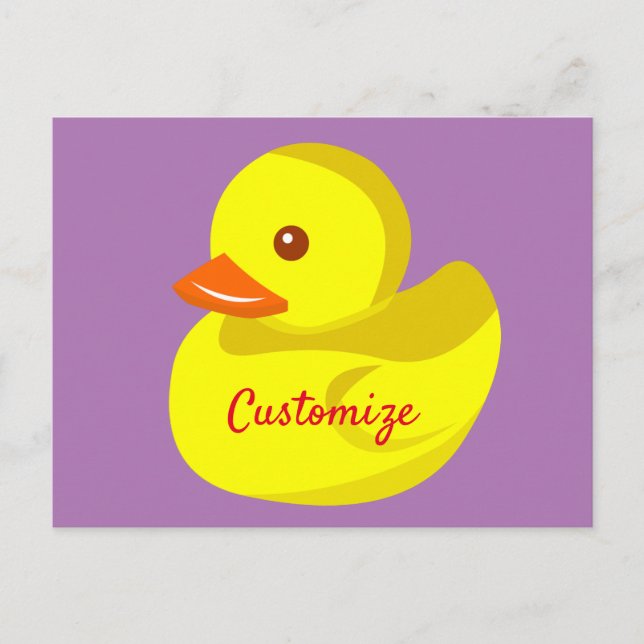 Cute Rubber Duck Thunder_Cove Postcard (Front)
