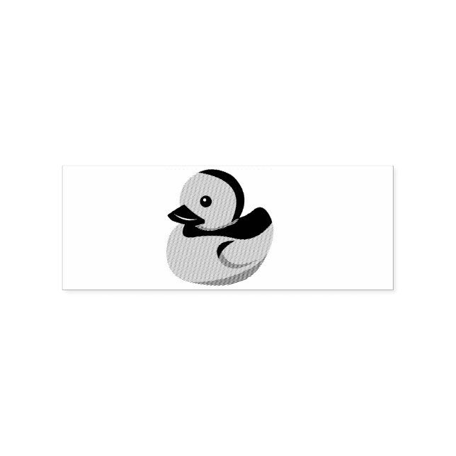 Cute Rubber Duck Thunder_Cove Rubber Stamp (Imprint)